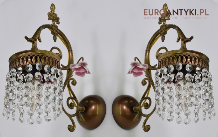 kinkiety z kryształami kinkiety z kryształami